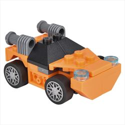 TR42418 Building Block Pull Back Race Car