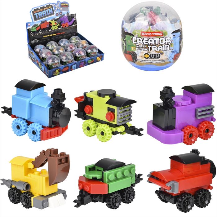TR42449 Building Block Train Assortment
